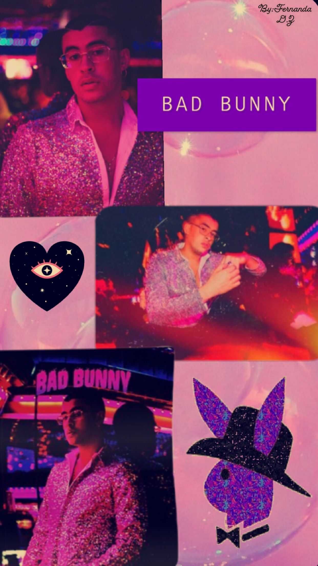 Bad Bunny Wallpaper Discover more Desktop, iPhone, Lock Screen, Logo, Rapper wallpaper.. Bunny wallpaper, Bunny poster, Bunny birthday party