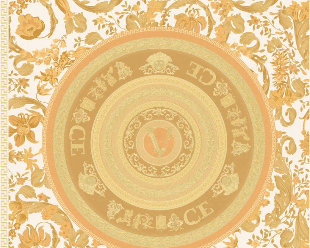 Shop Baroque Circle Textured Wallpaper