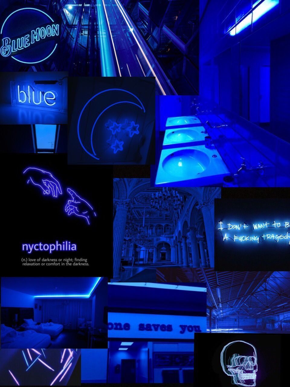 dark blue neon aesthetic wallpaper lock screen. Blue wallpaper iphone, Neon wallpaper, Dark blue wallpaper