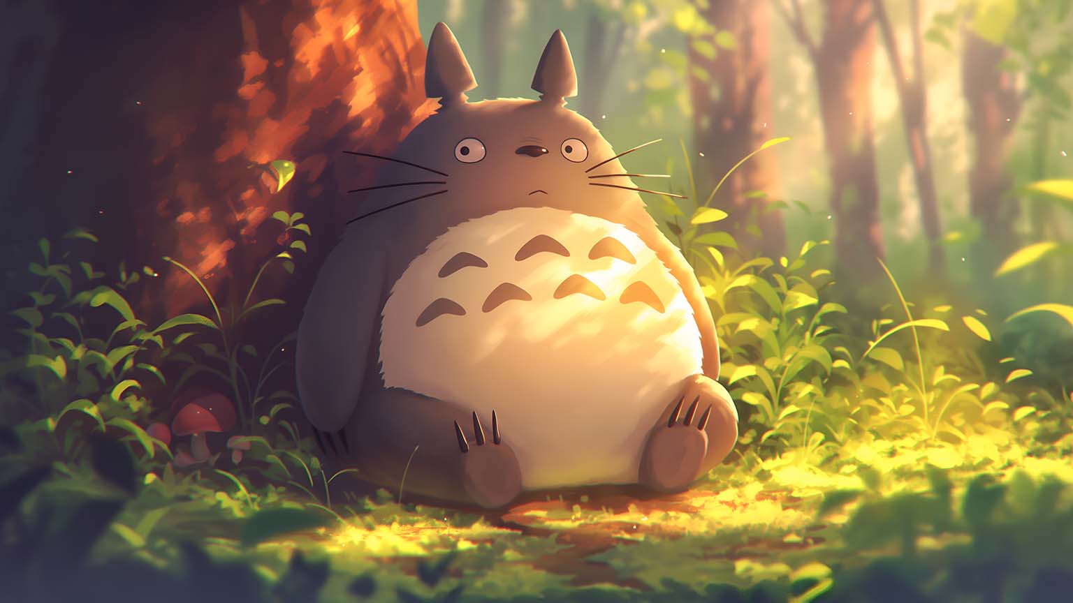 Ghibli Studio Totoro Aesthetic Desktop