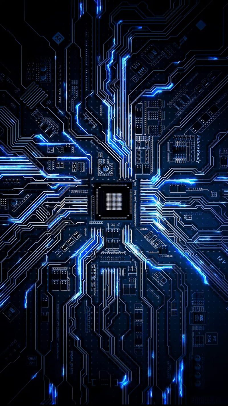 HD computer processor wallpaper