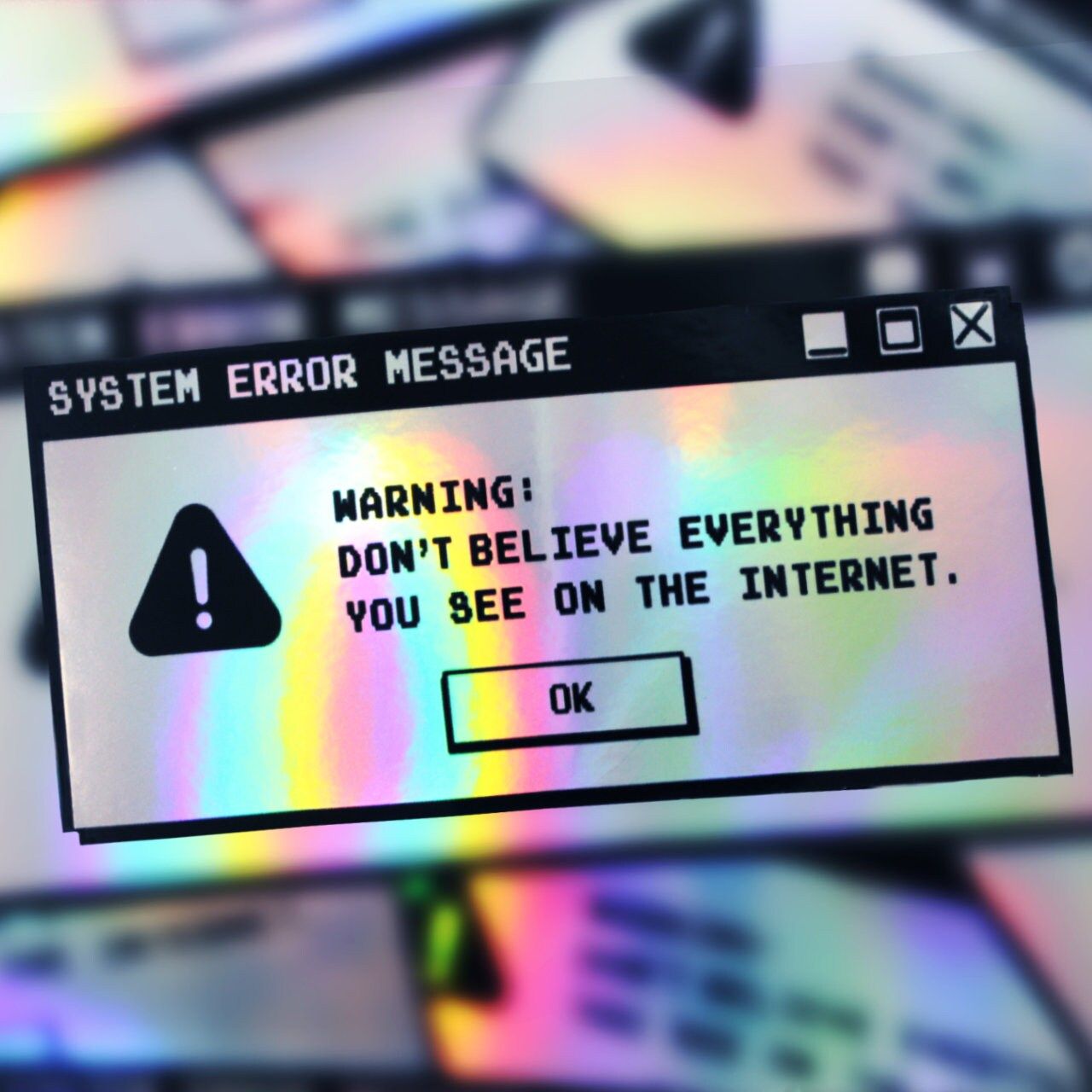 Computer Error Holographic Warning Y2K