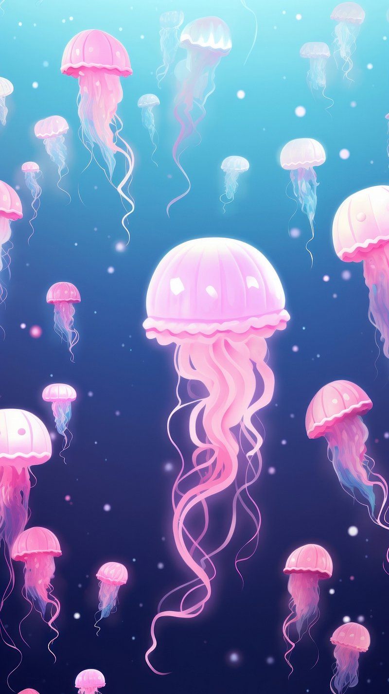 Wallpaper Jellyfish Image. Free