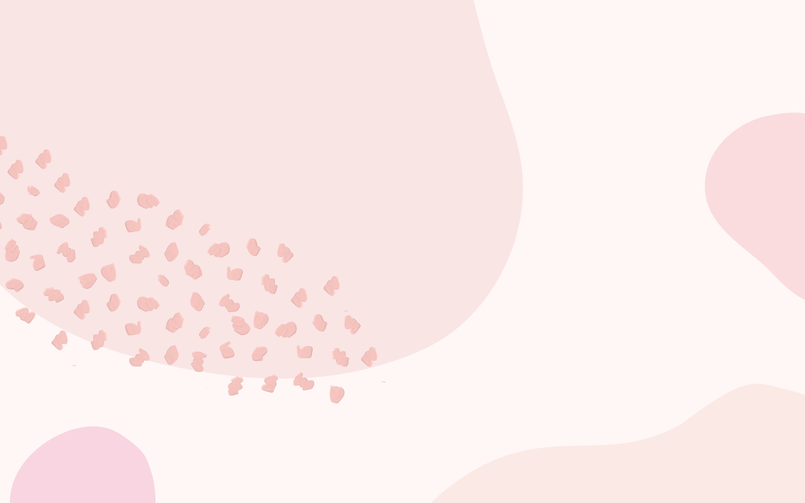 A pastel pink background with irregular spots of the same color. - Pastel minimalist