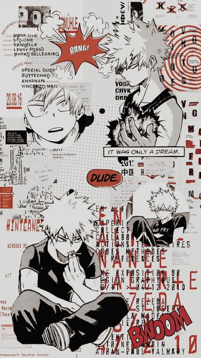 Aesthetic Bakugou, Bakugo Art HD phone