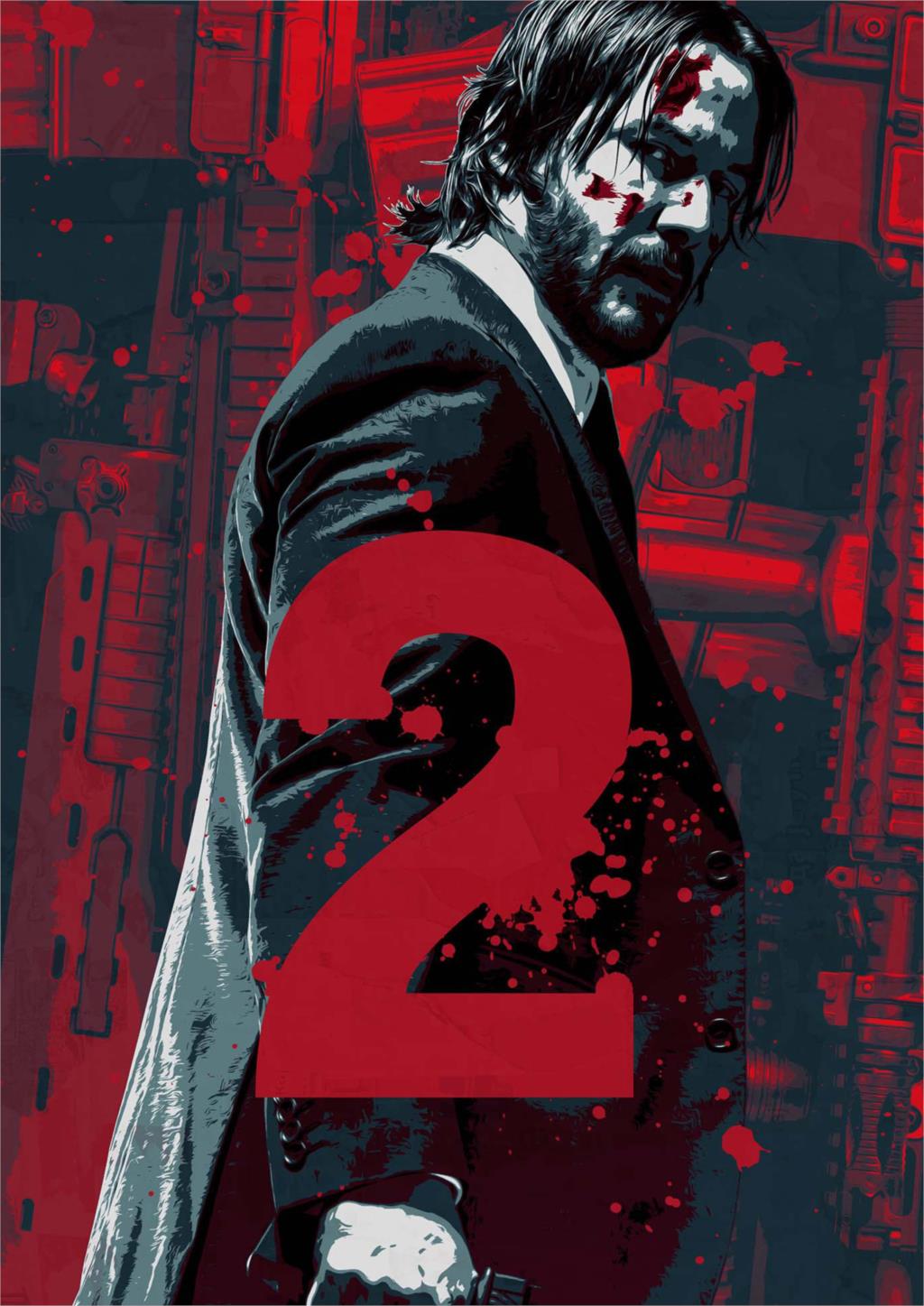 John Wick 2 Red Movie Poster