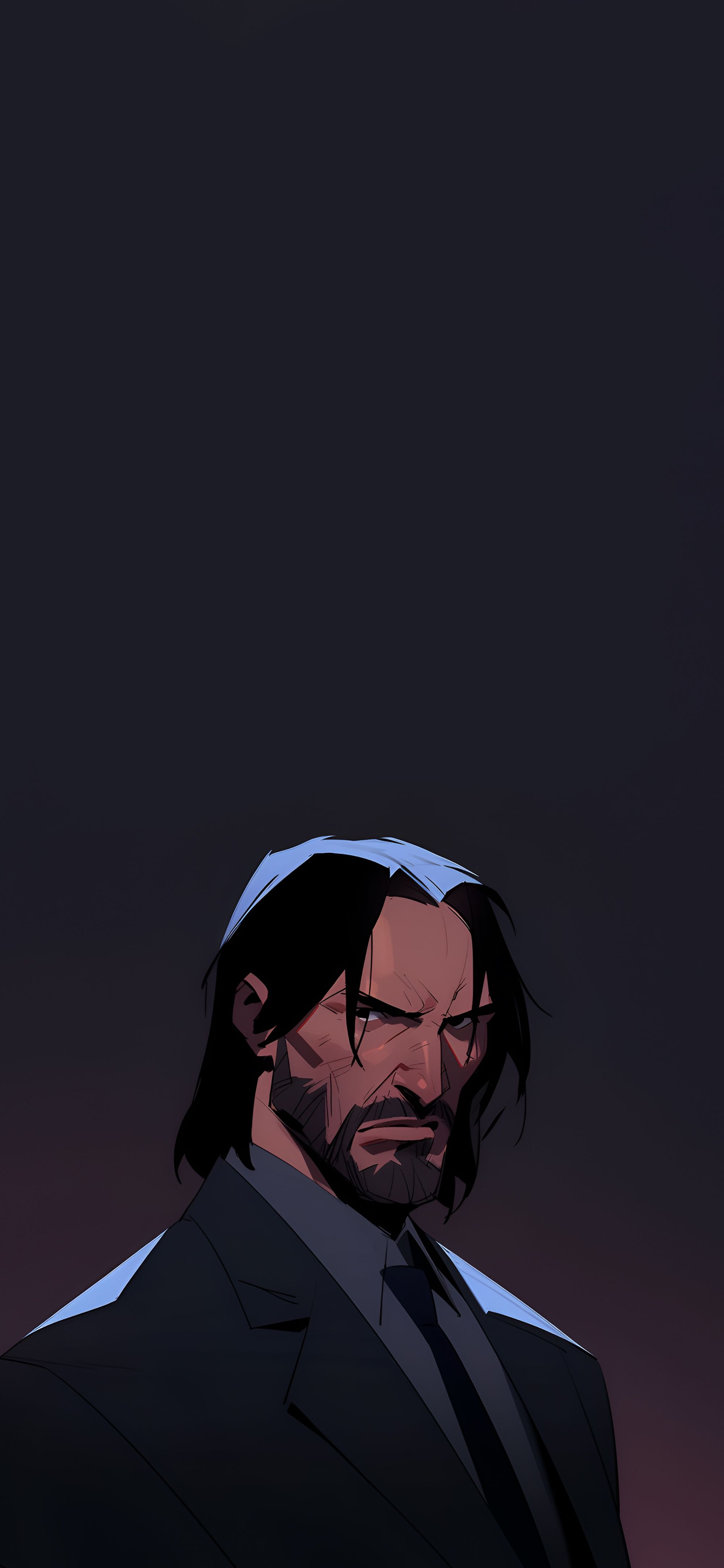 John Wick Minimalist Art Wallpaper