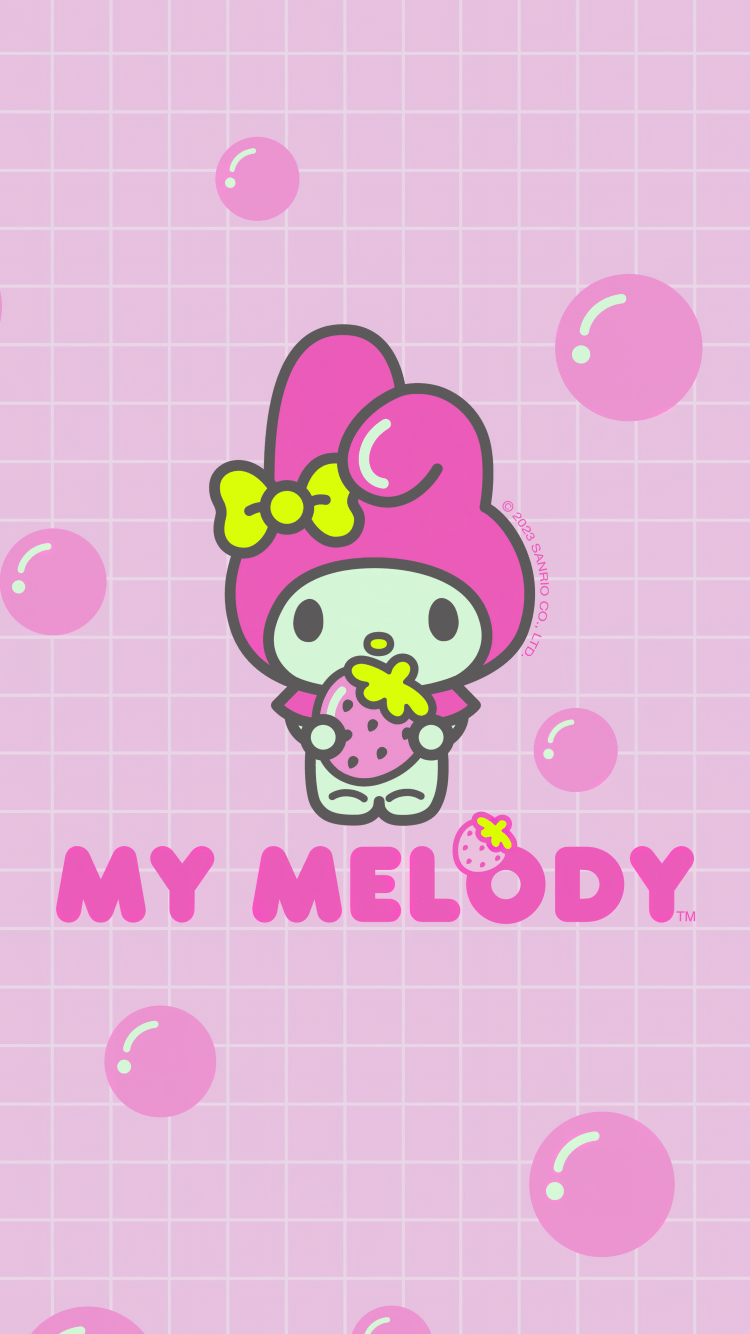 My Melody Wallpaper 4K, Cute cartoon