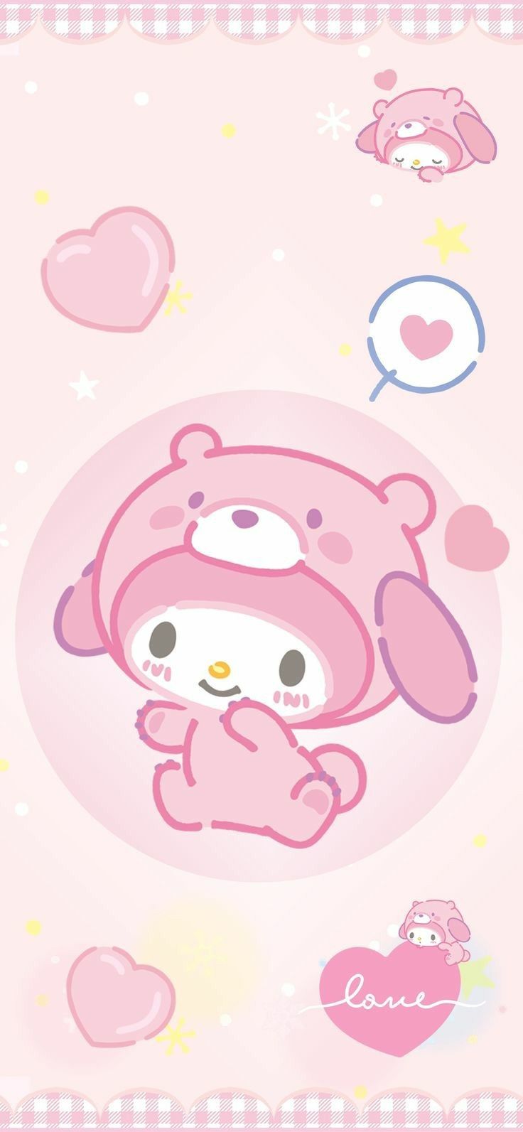 Onegai My Melody Phone Wallpaper