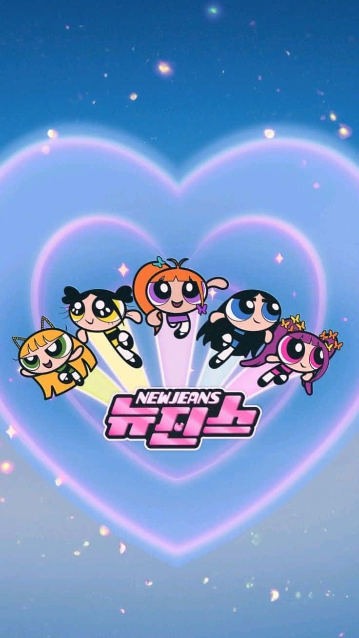 Newjeans Powerpuff Girls Wallpaper