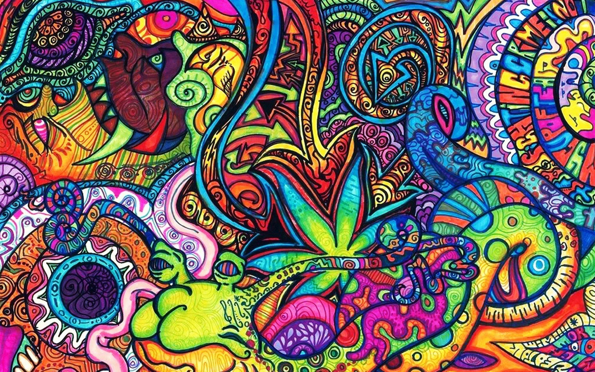 Artistic Psychedelic HD Wallpaper