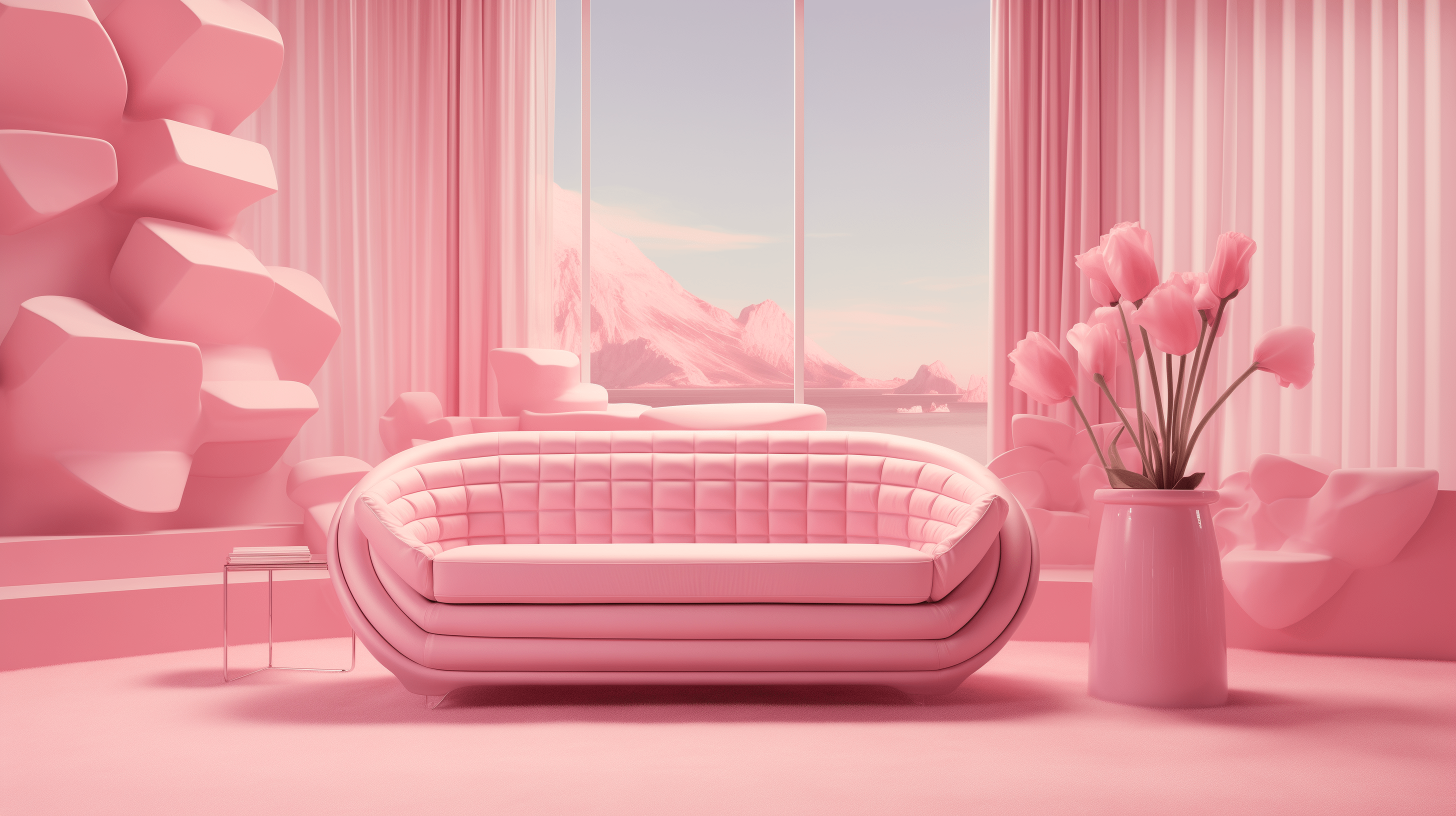 Pink, design