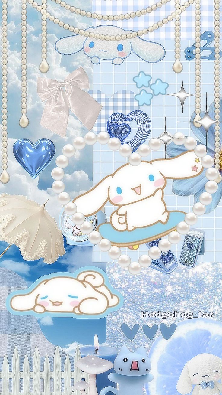 Blue wallpaper cinnamoroll