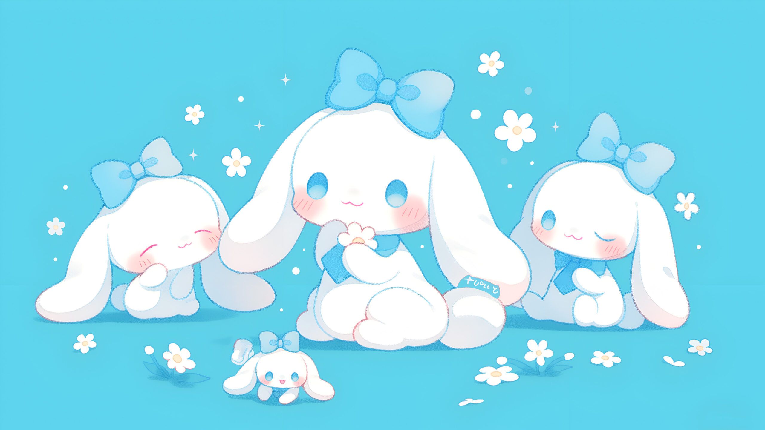 Cinnamoroll Sanrio Cute Blue Desktop