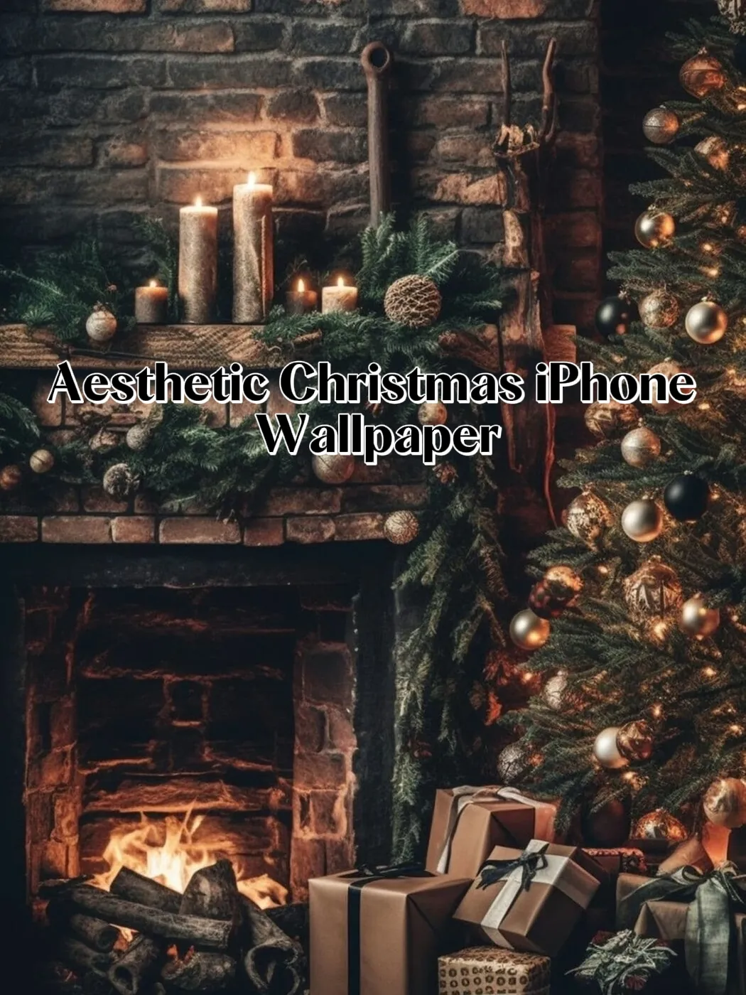 Aesthetic Christmas iPhone Wallpaper