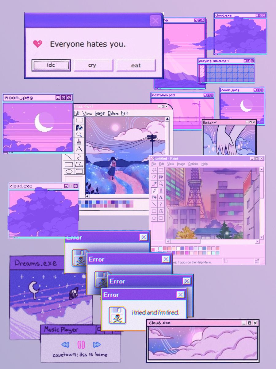 A more simple Purple Aesthetic