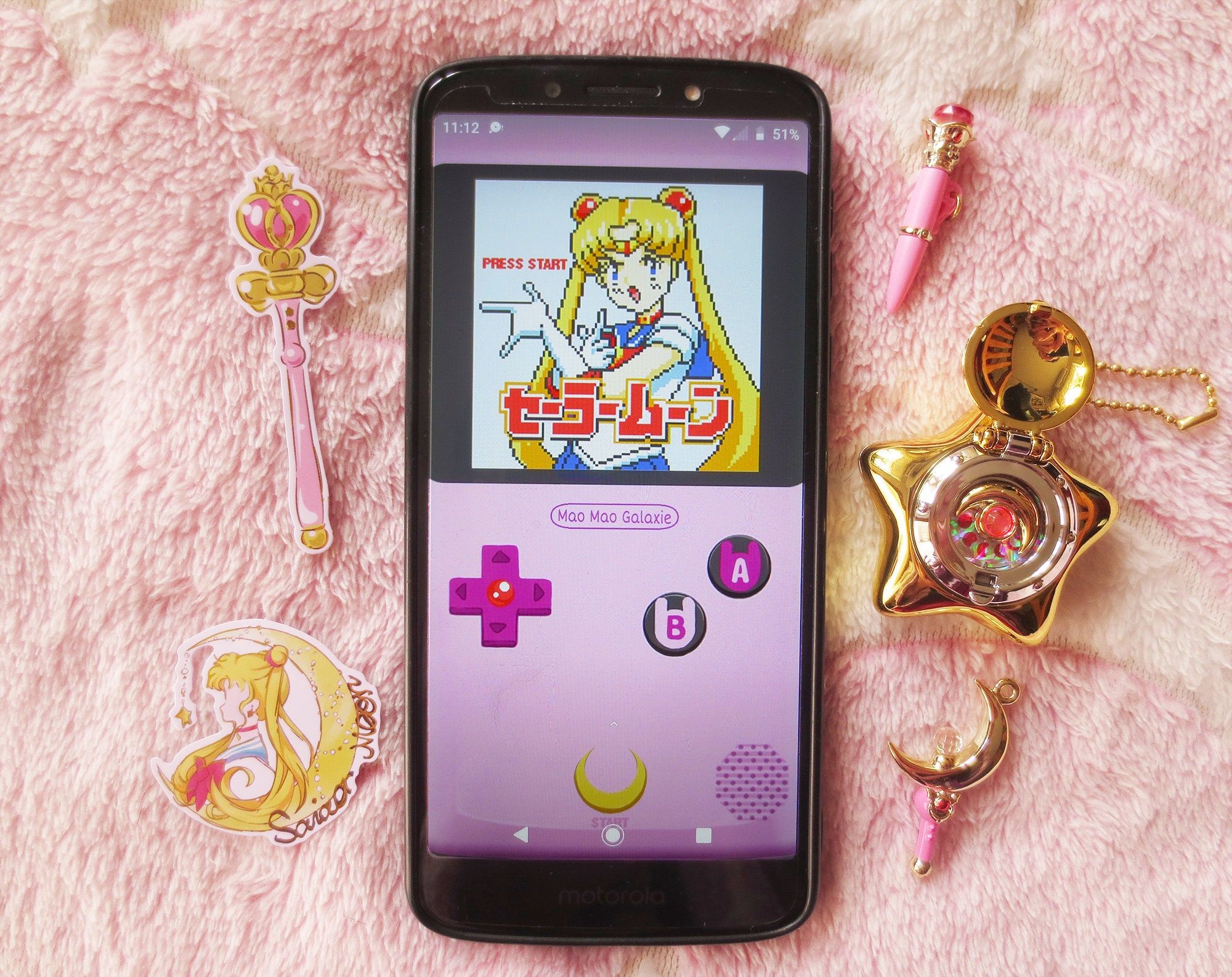 Sailor Moon Gameboy Phone Wallpaper