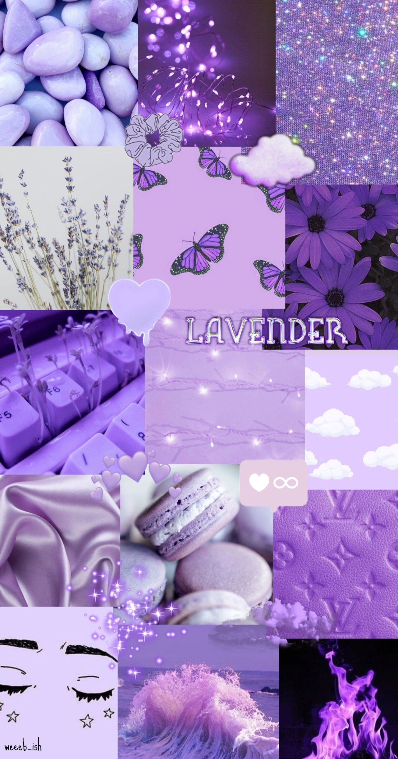 Lavender aesthetic wallpaper