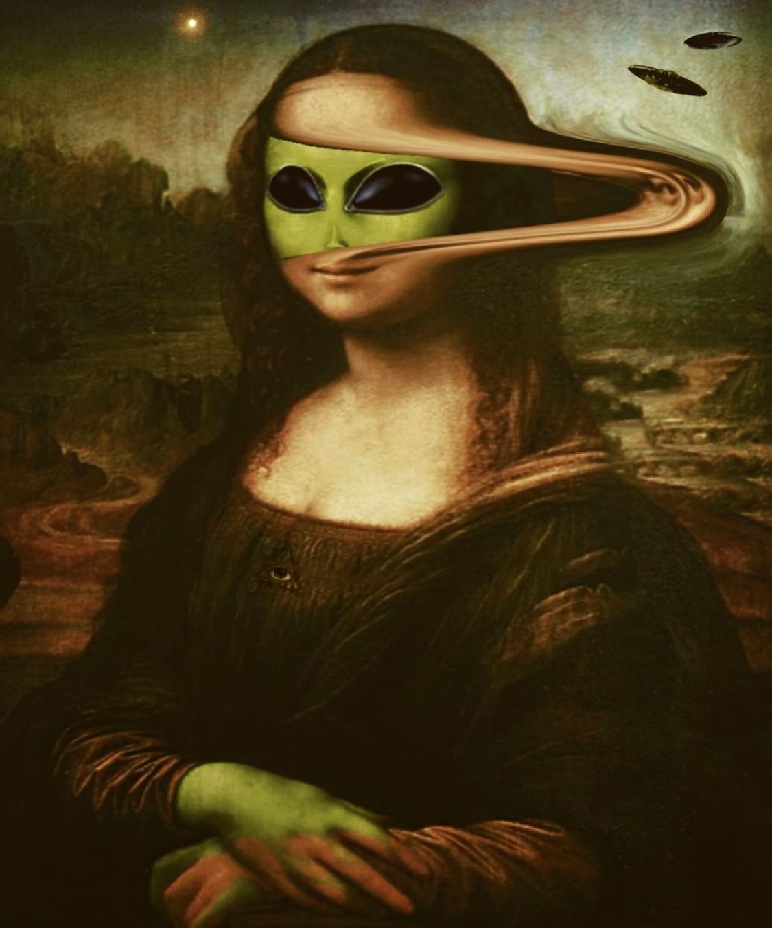 Mona Lisa Extraterrestrial X