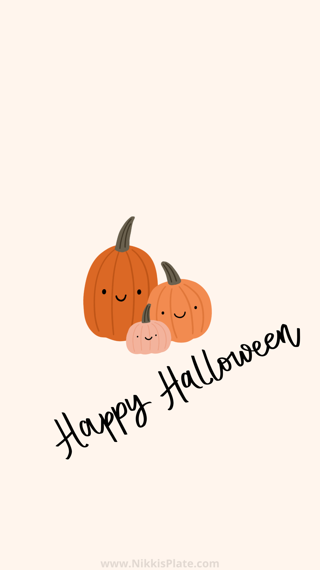 Cute Halloween iPhone Wallpaper