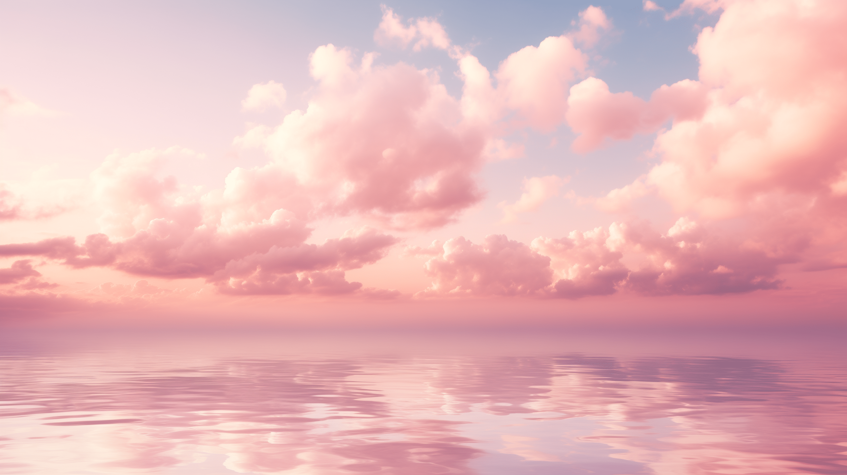 Beautiful Pink Aesthetic Sky Wallpaper