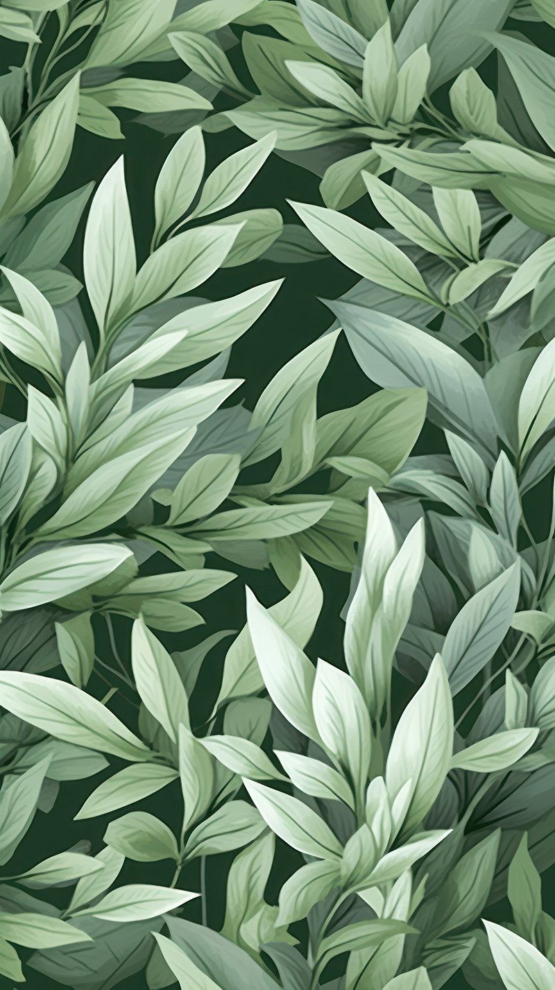 Green, leaves, sage green