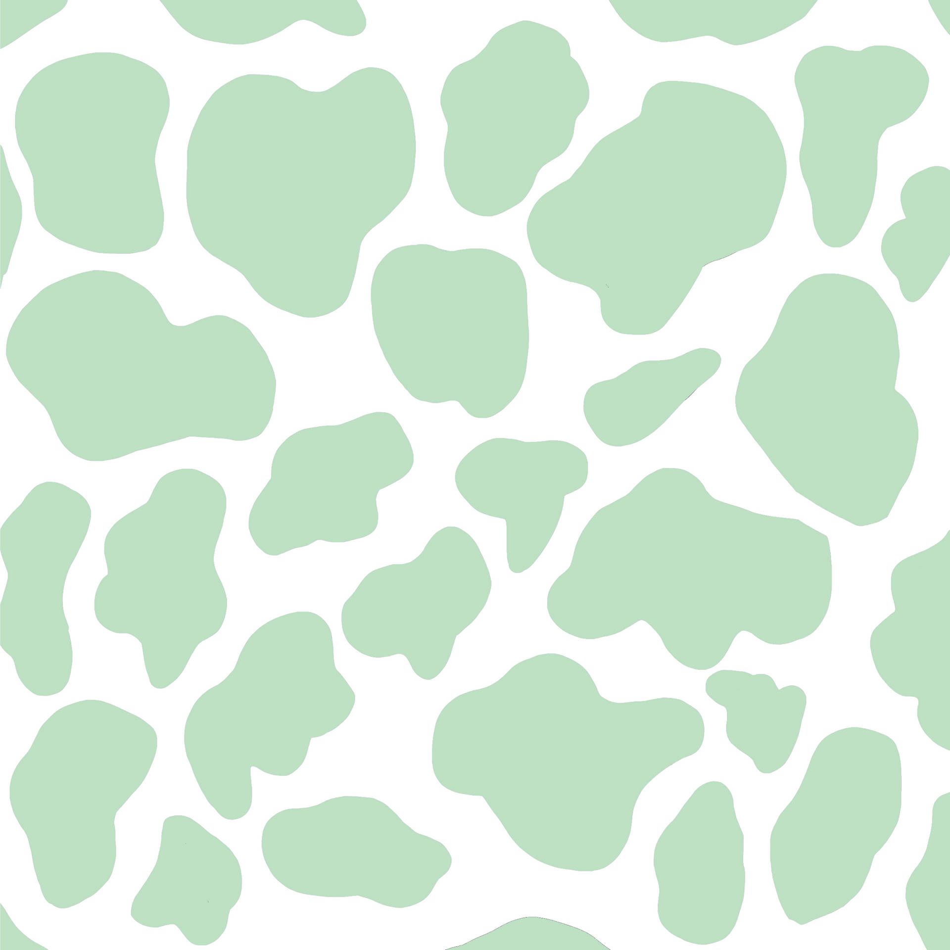 Green print wallpaper Sage