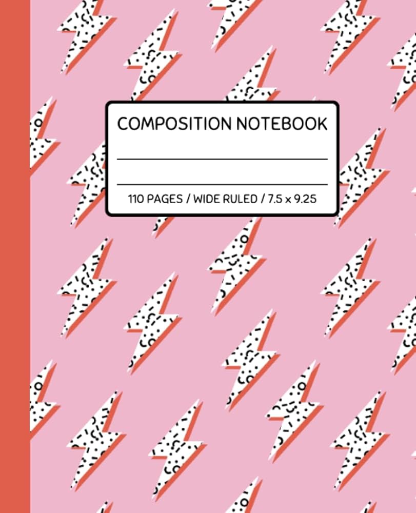 Composition Notebook Wide Ruled: Cute