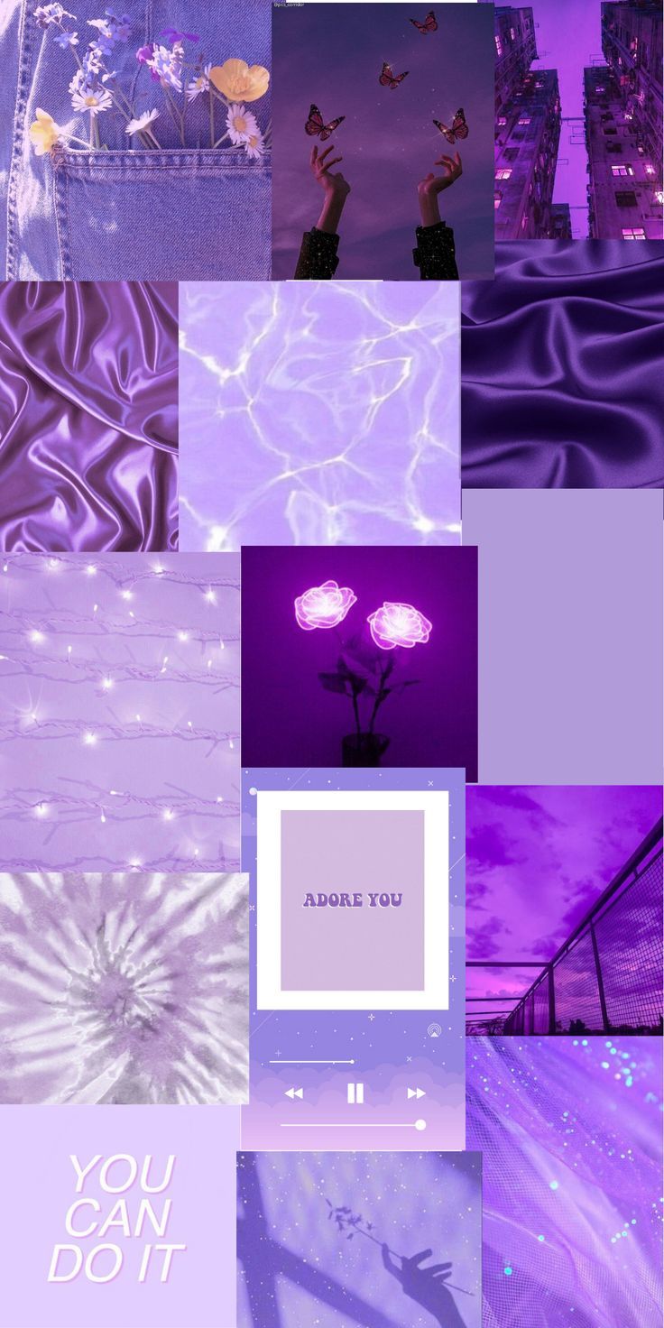Aesthetic purple wallpaper for phone background. - Lavender