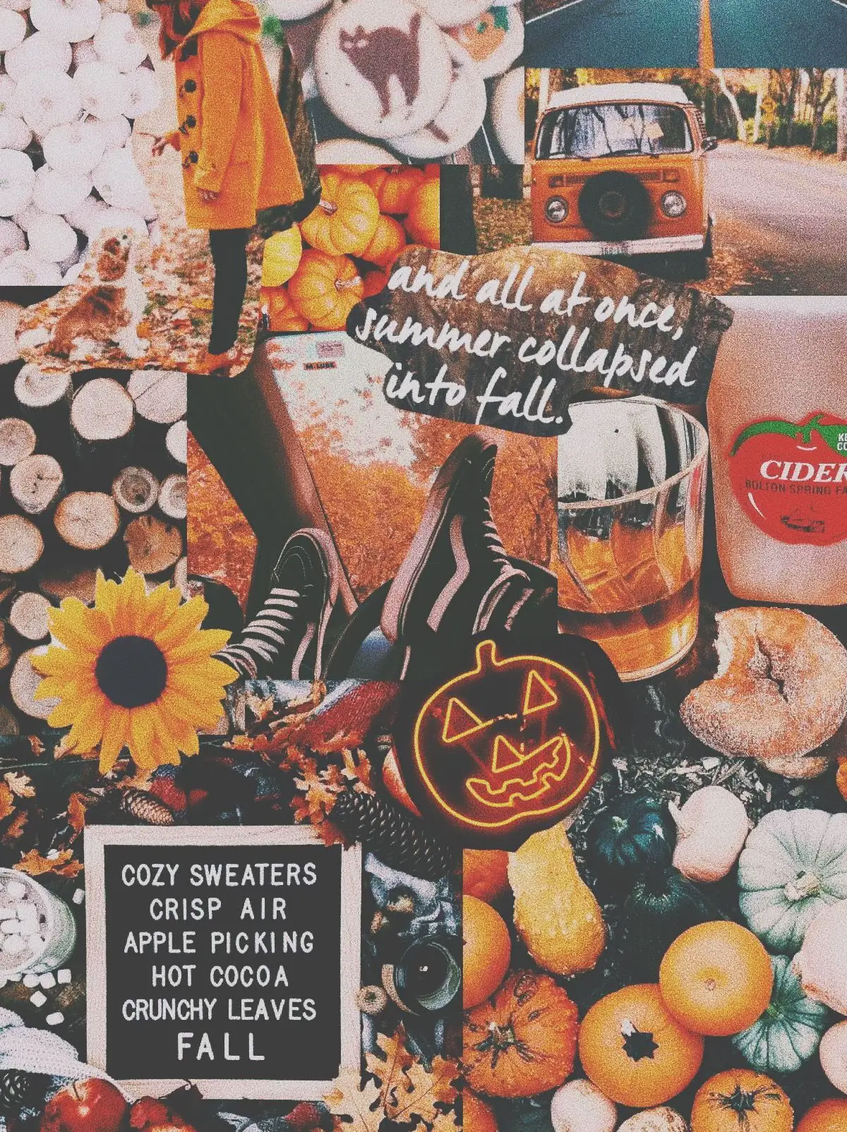 Aesthetic fall wallpaper