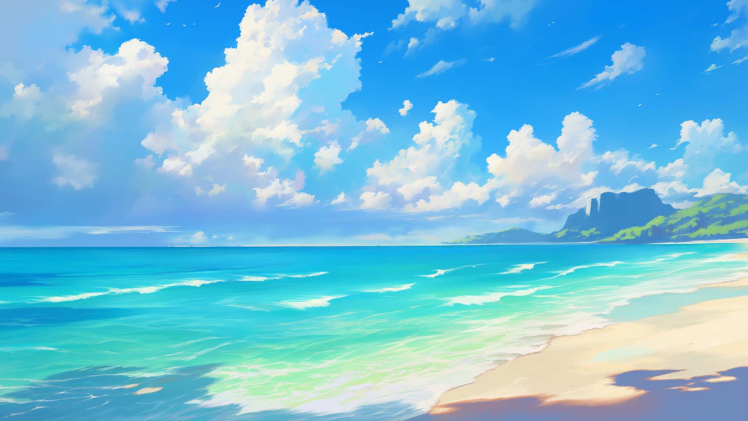 Beach Summer Aesthetic Desktop