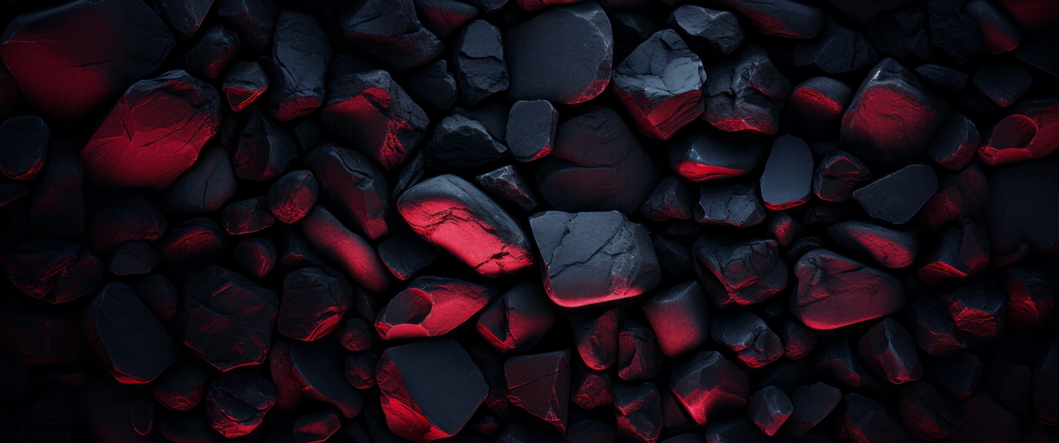 Black rocks Wallpaper 4K, Dark