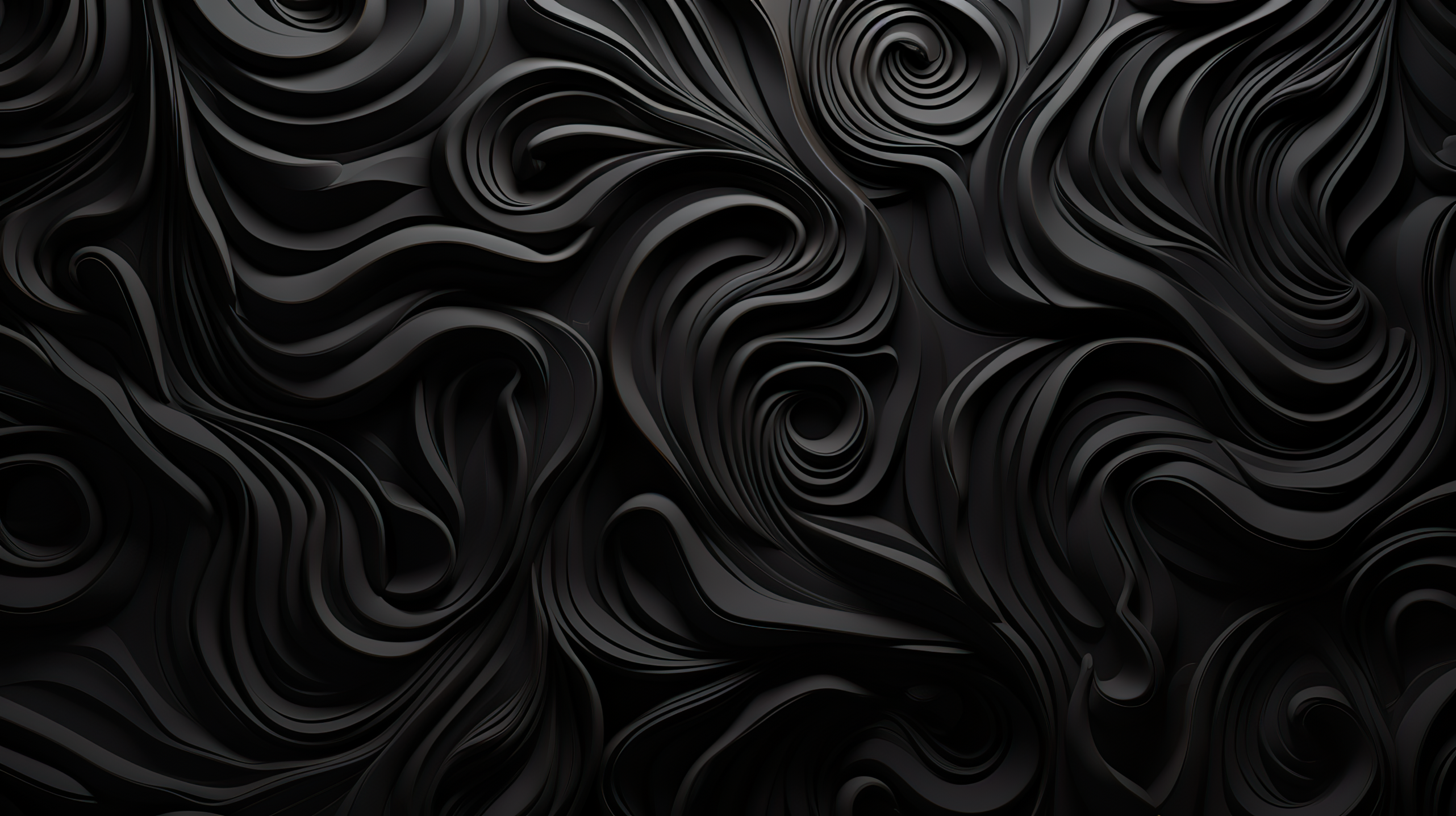 Black Aesthetic Pattern Wallpaper