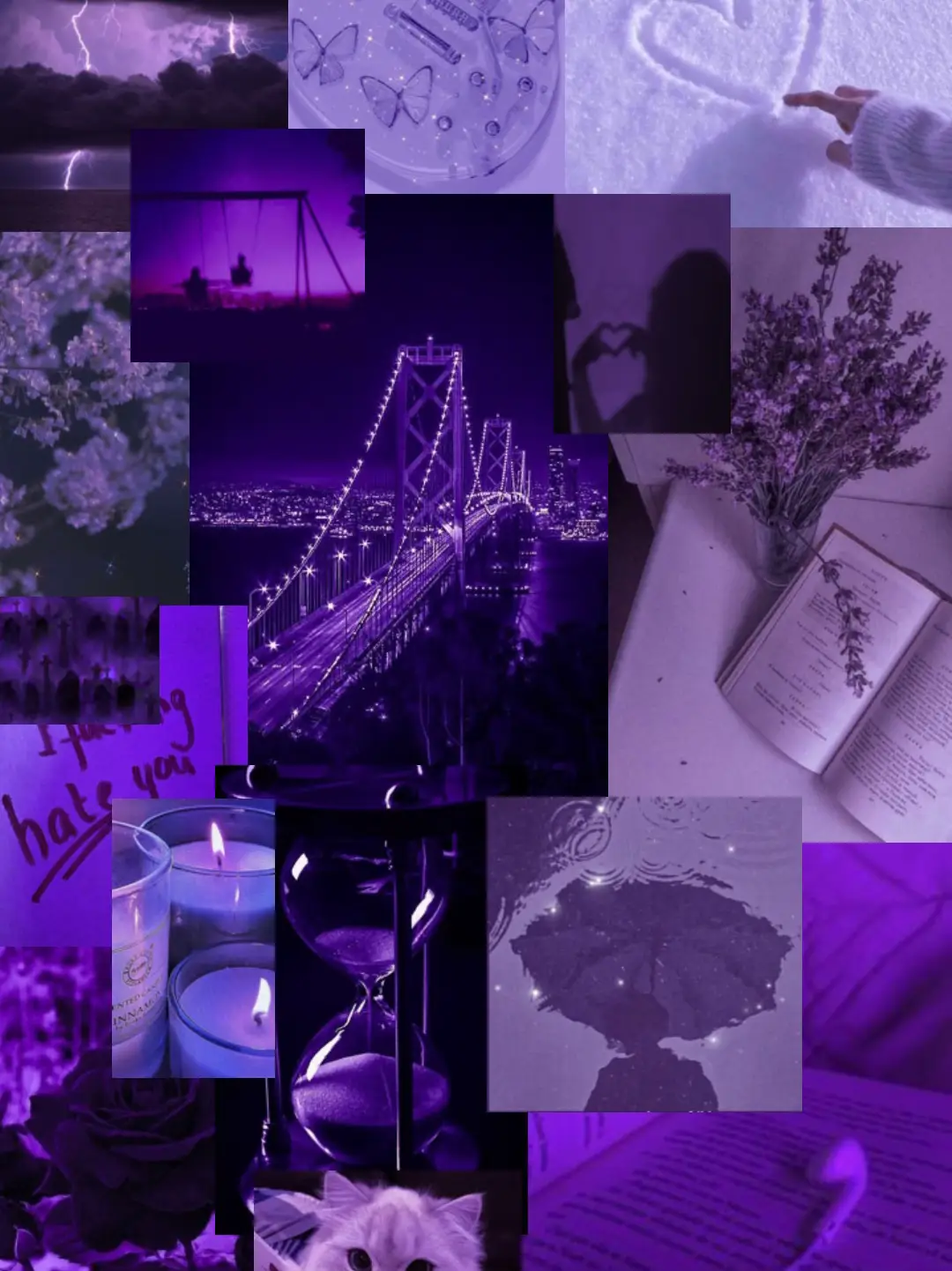 Purple aesthetic wallpaper