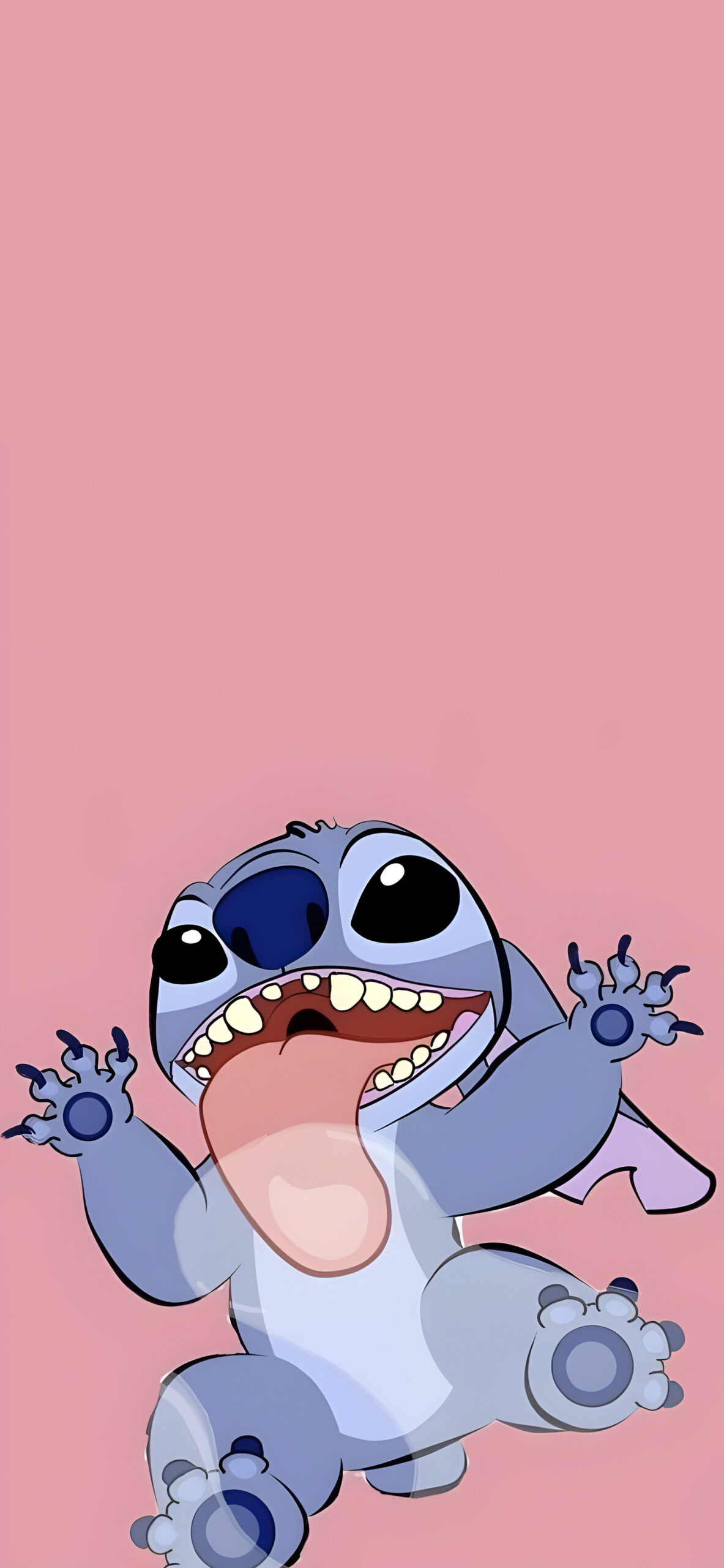 Kawaii Stitch Pink Wallpaper