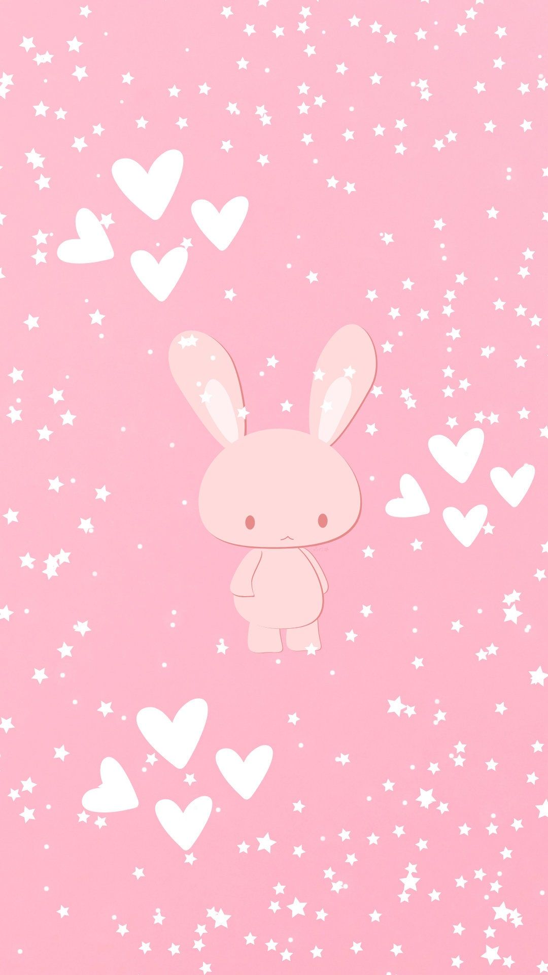 Cute Pink Kawaii Bunny iPhone Lock