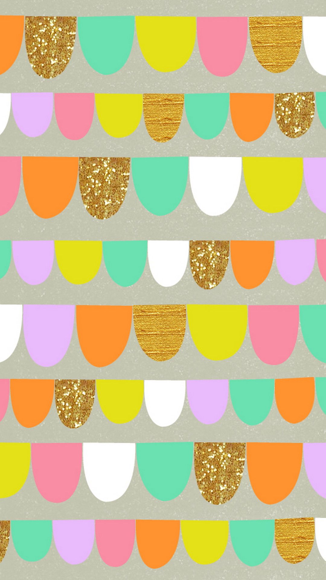 A colorful pattern with circles and dots - Cute iPhone