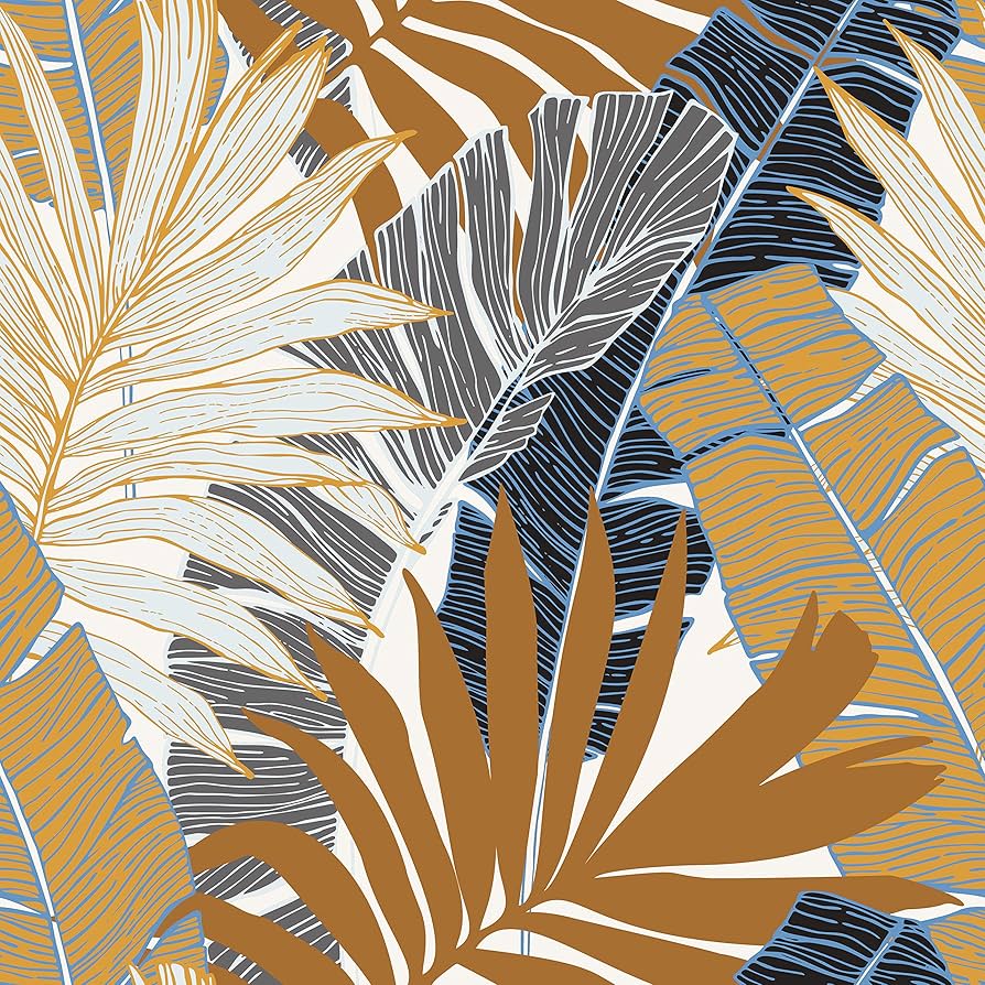 Palm Leaf Peel and Stick Wallpaper