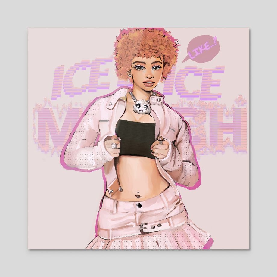 Ice Spice, an art print by ObiPwnKenobi