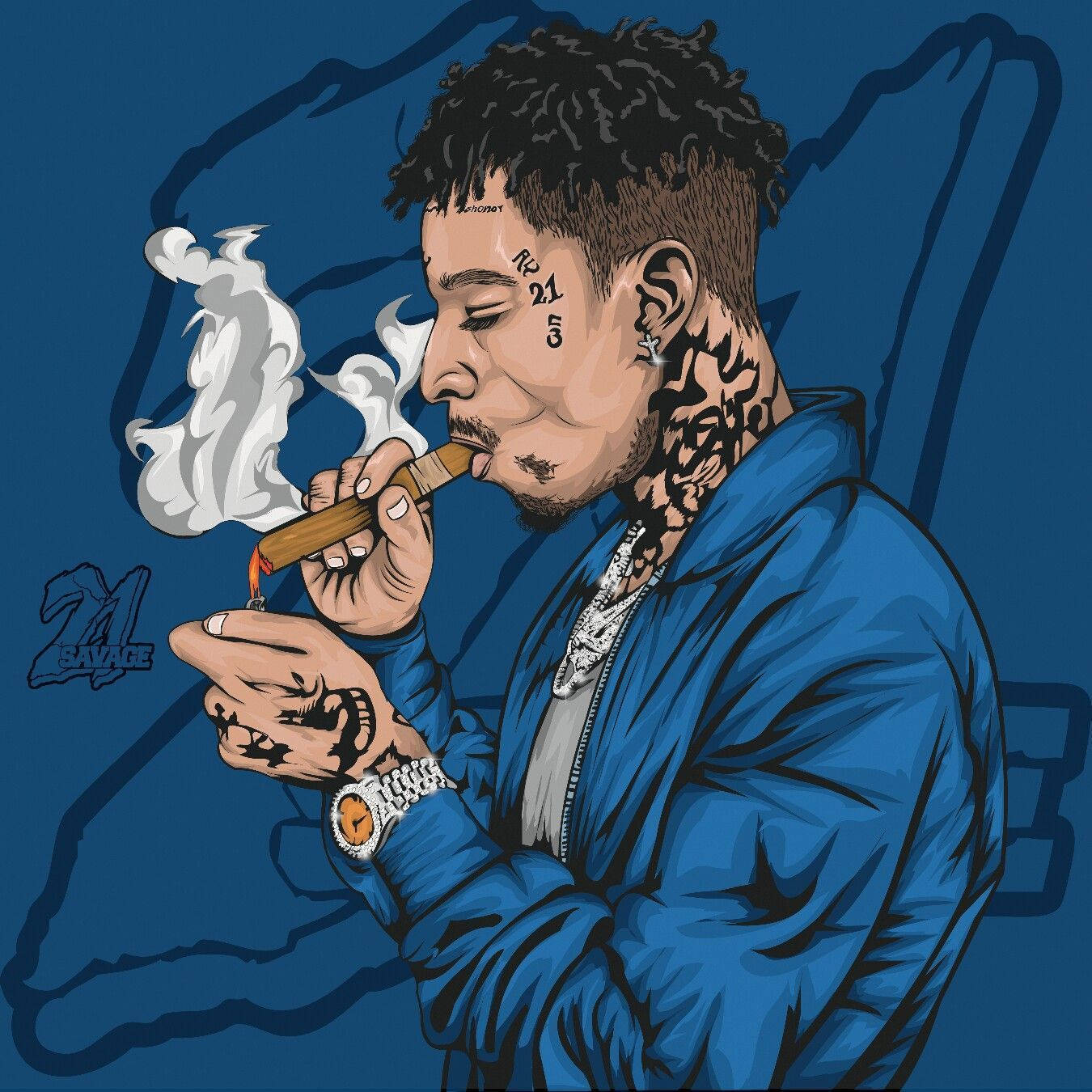 Download free Crip Rapper 21 Savage