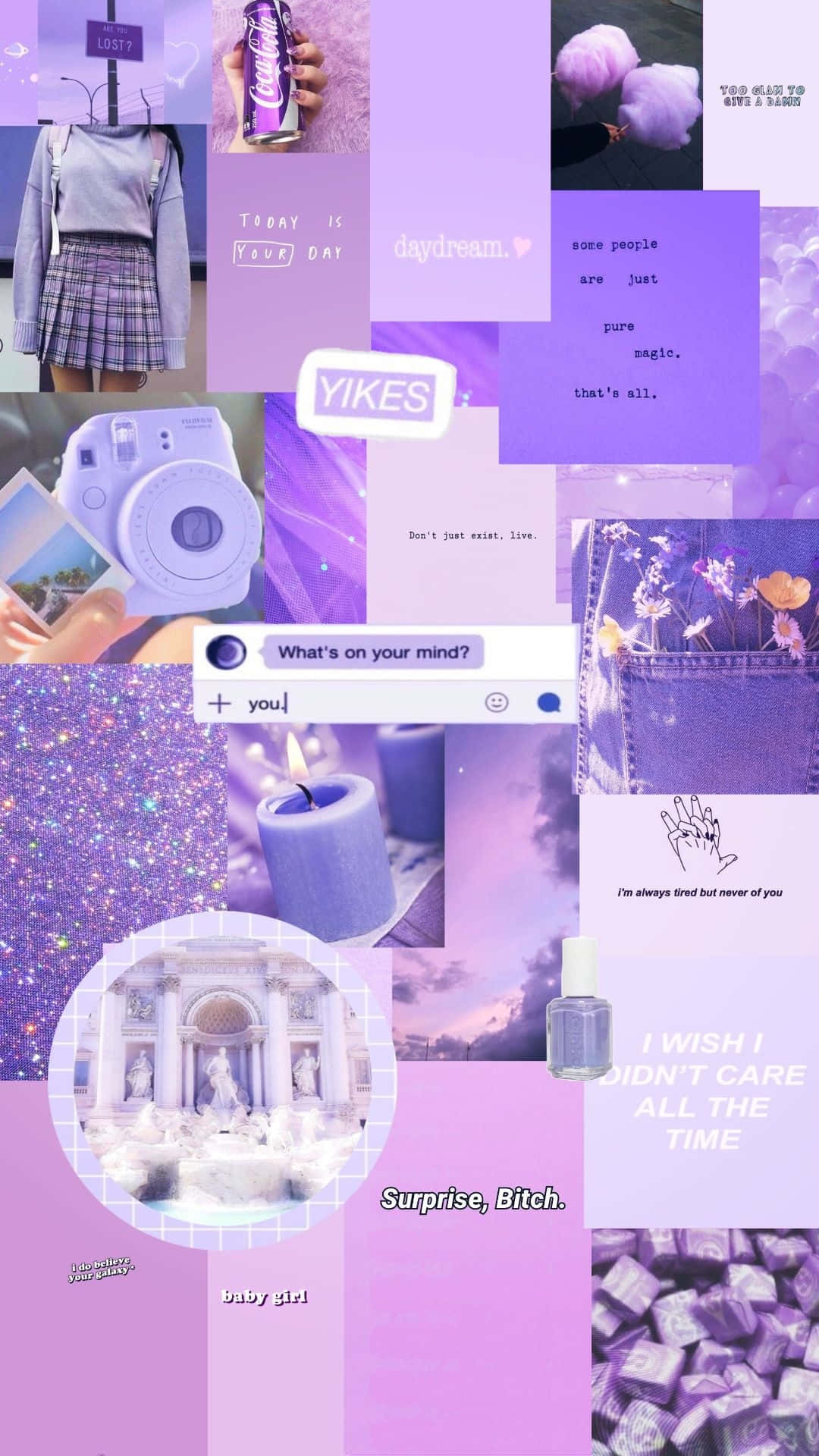 Lavender Purple Aesthetic Wallpaper