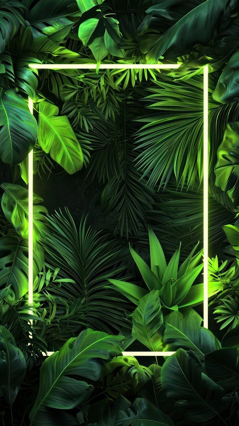 Tropical Leaf iPhone Wallpaper Image