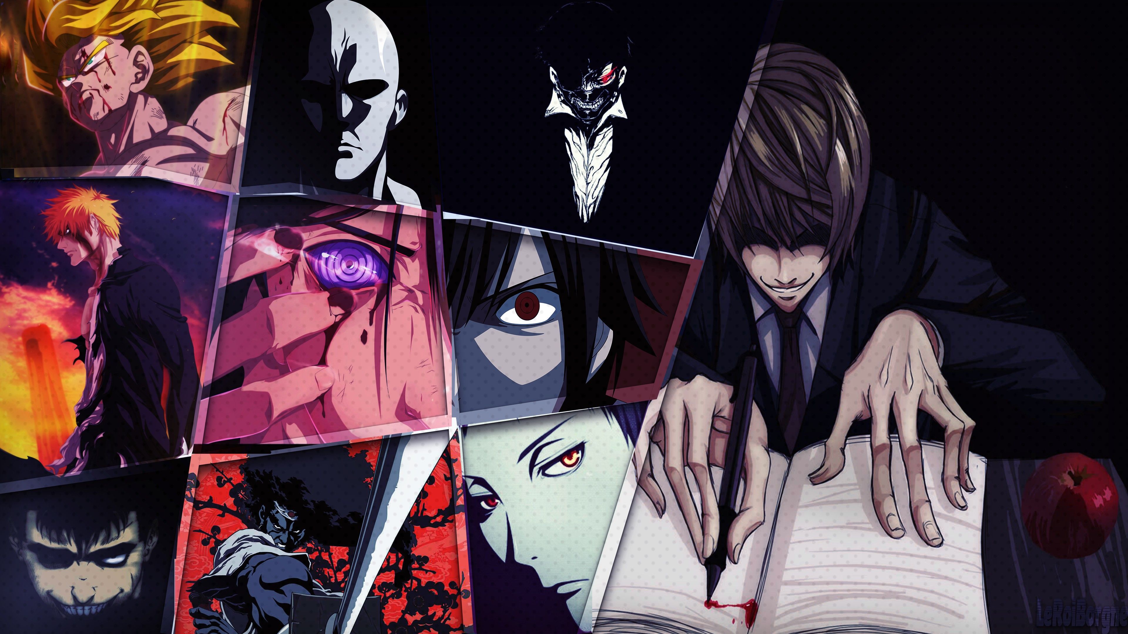 Death note anime wallpaper background images for desktop laptop and mobile devices - Dark anime, black anime