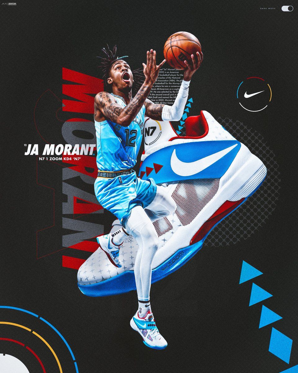 Ja Morant Shoes Wallpaper