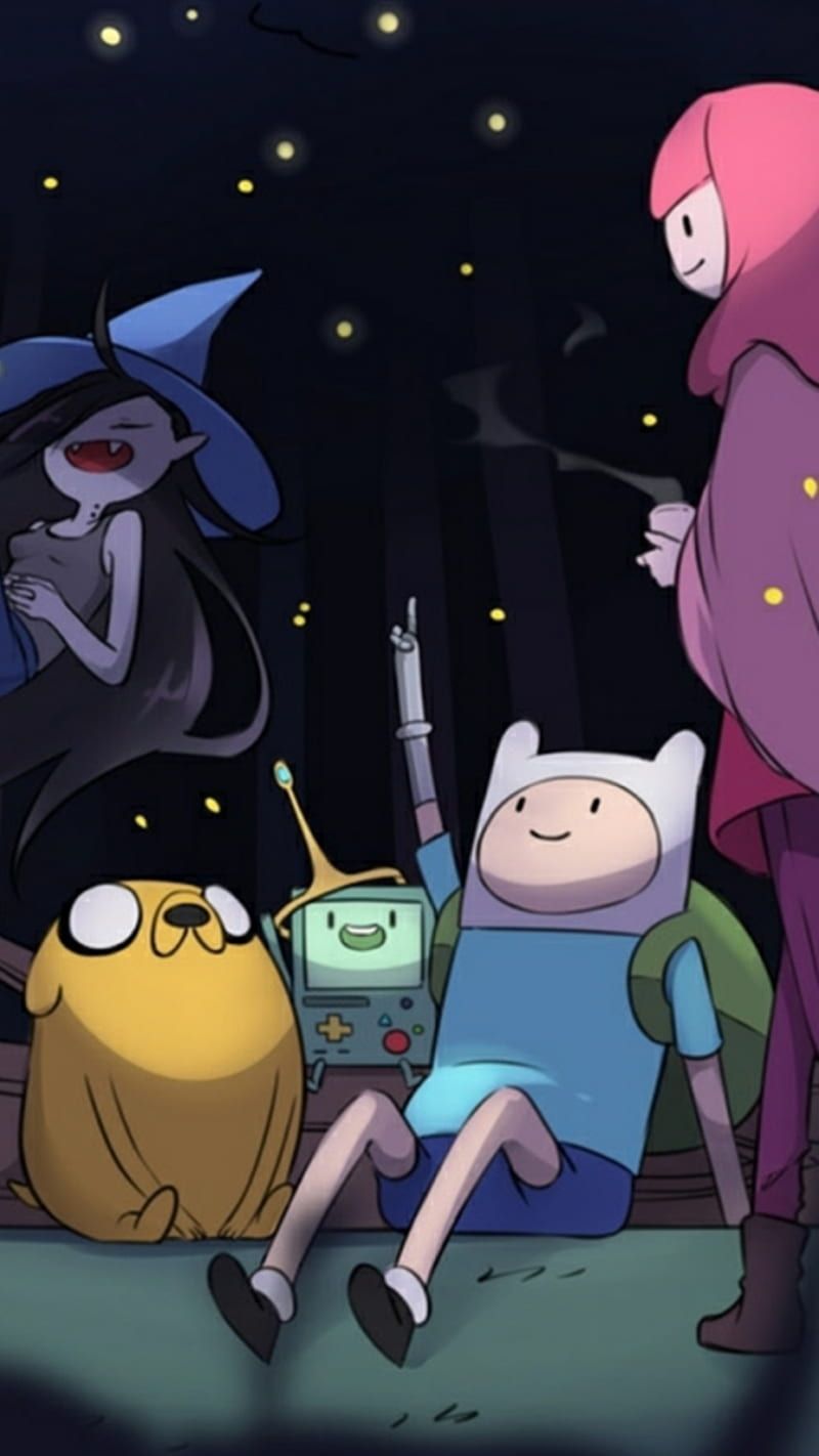 Adventure Time Night, moon, nightmare