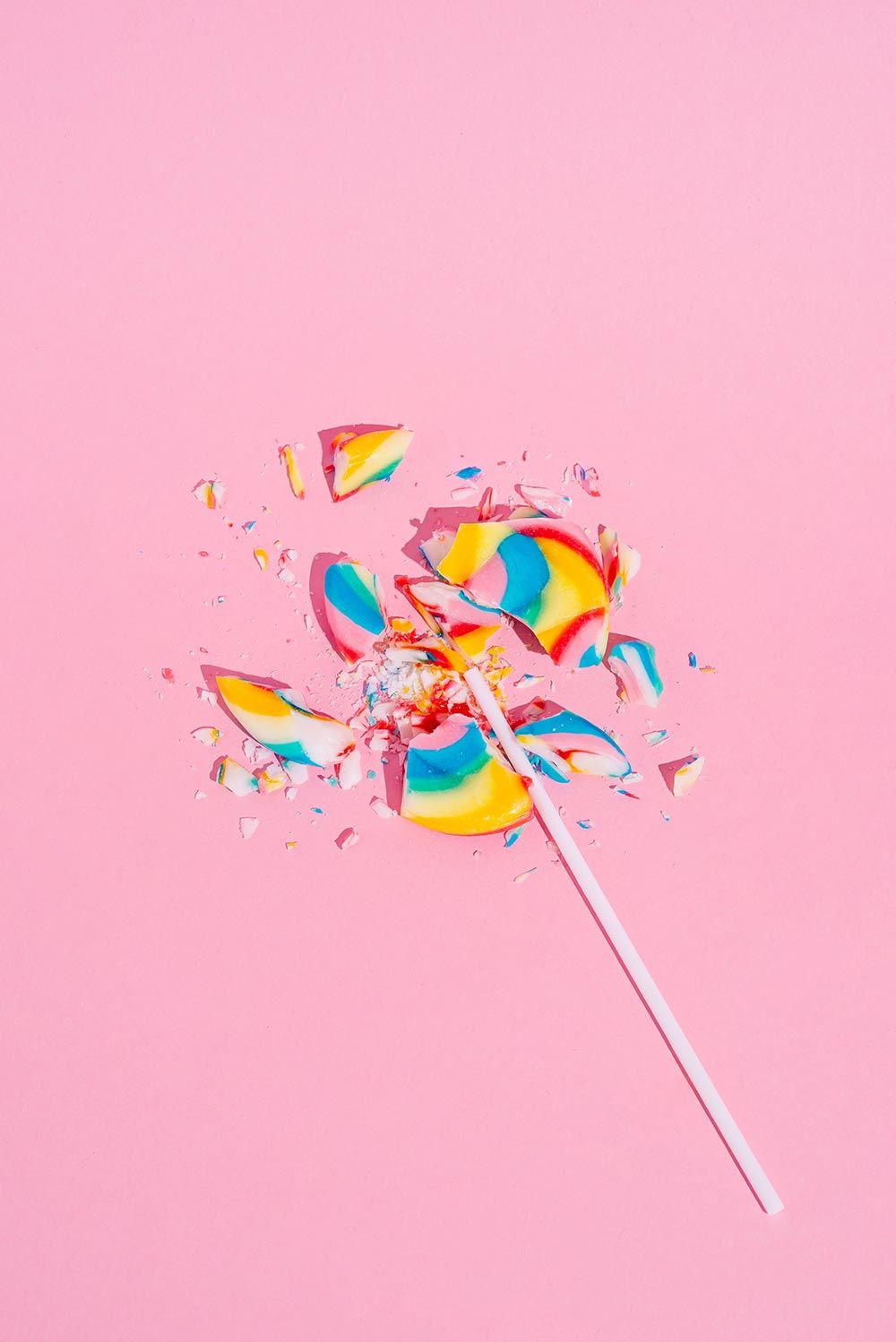 broken candy wallpaper