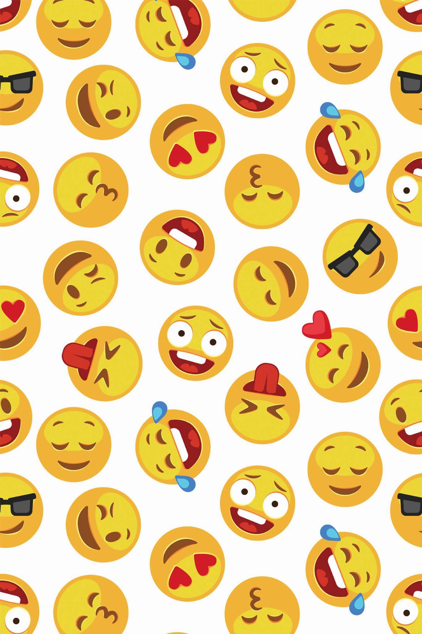 Emoji Peel and Stick Wallpaper or Unpasted