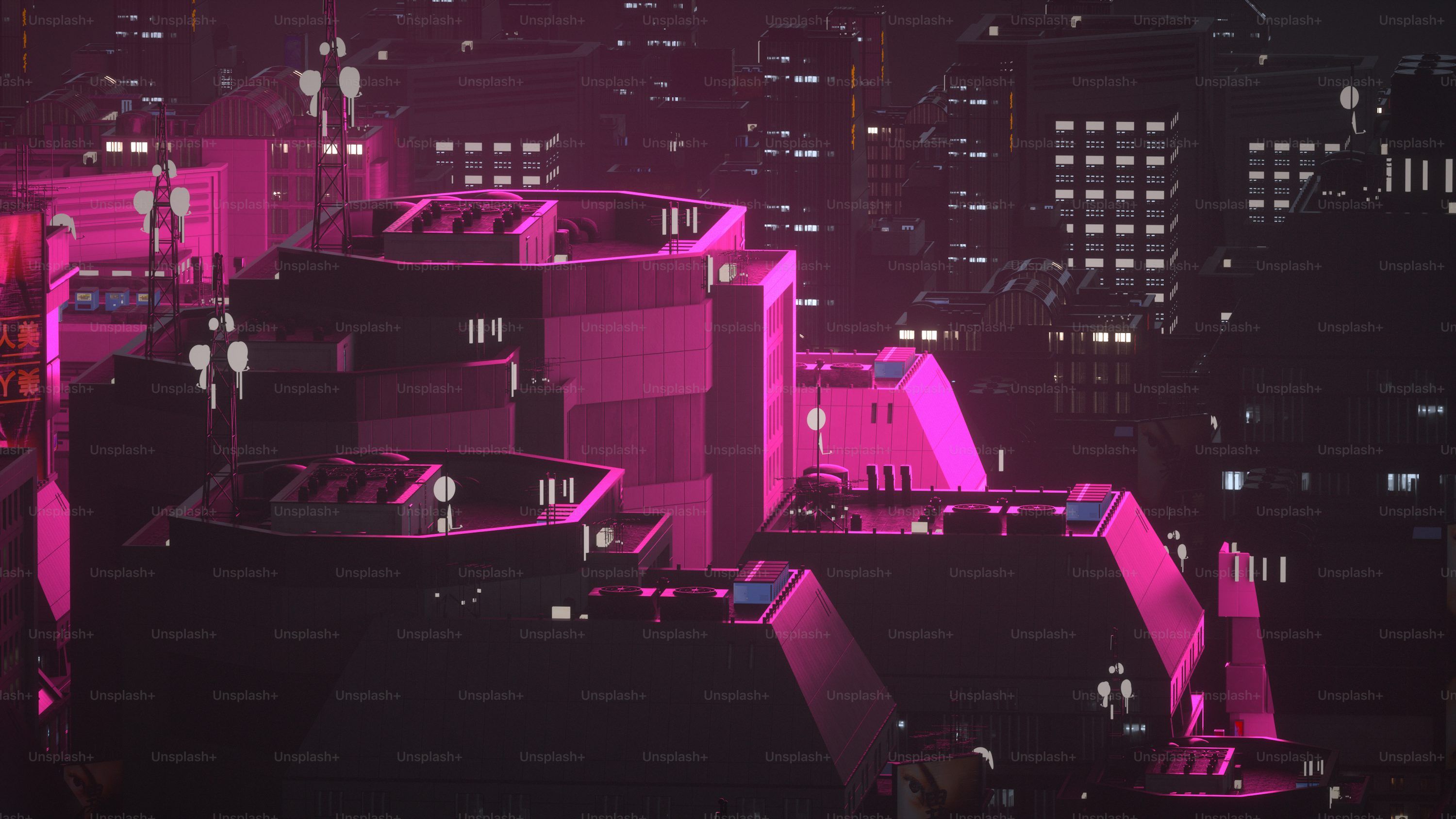 Cyberpunk City Picture. Download Free