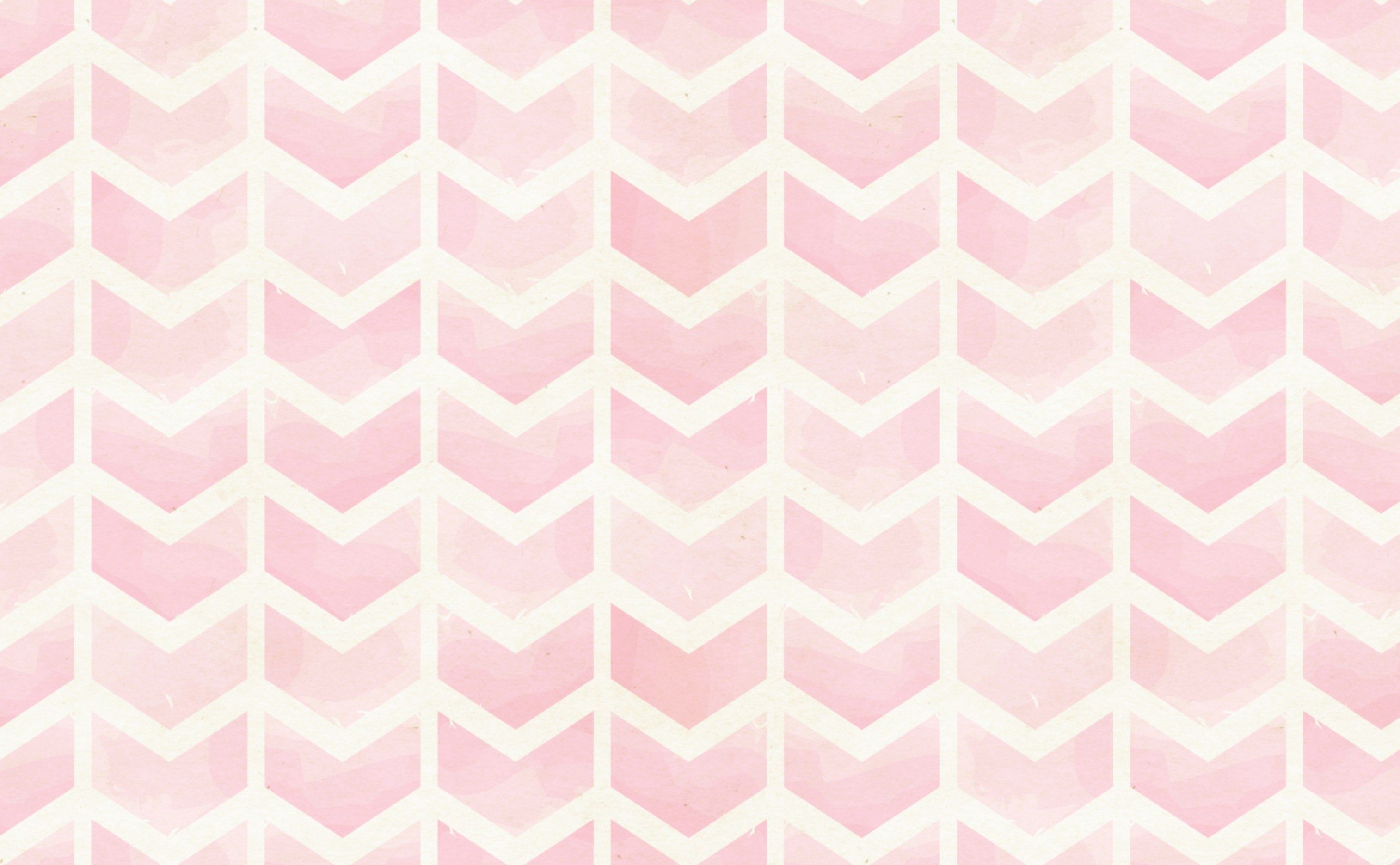 A pattern of pink and white chevrons on a white background - Pink, hot pink, cute pink, pattern, blush