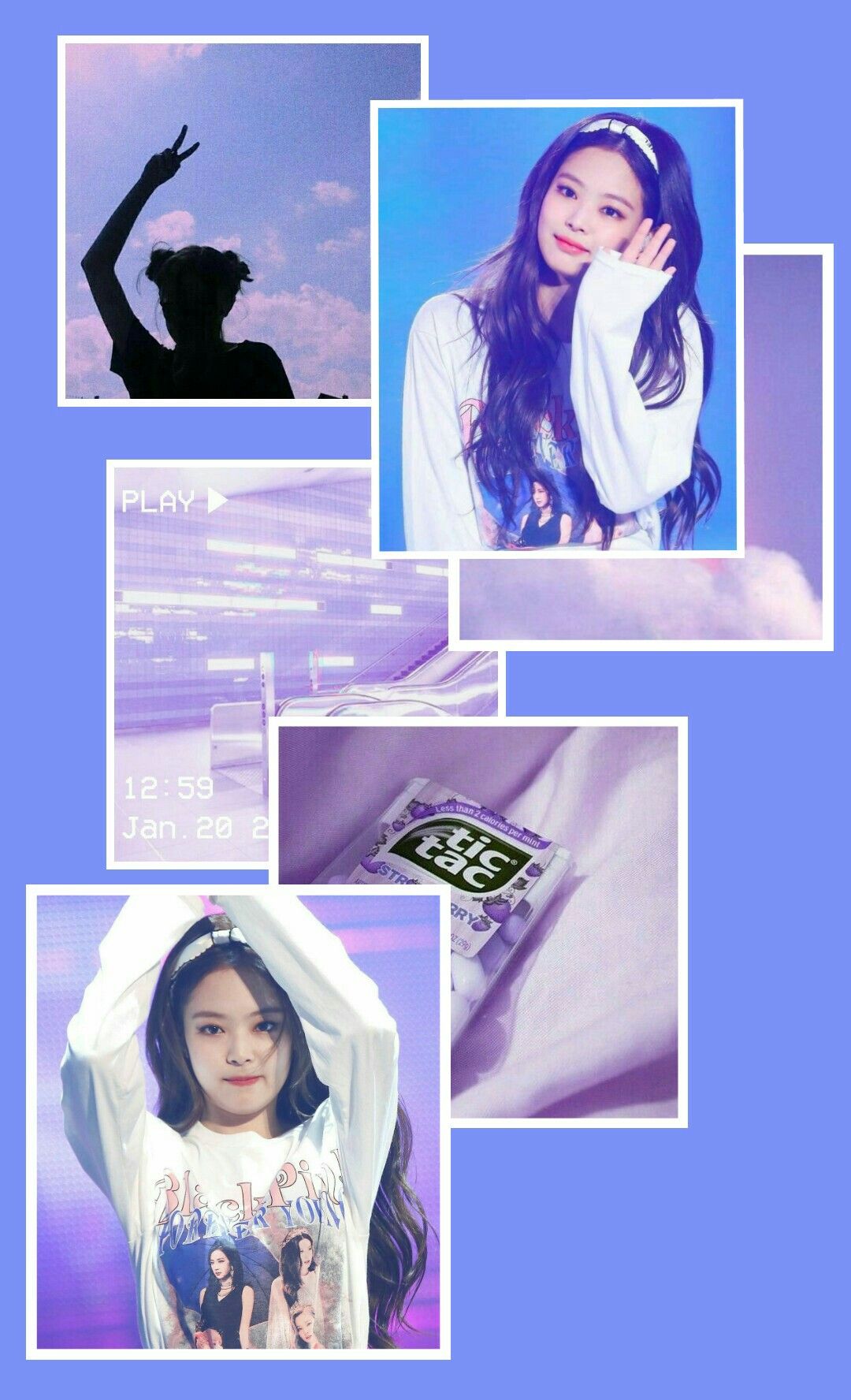 Blue Jennie Wallpaper